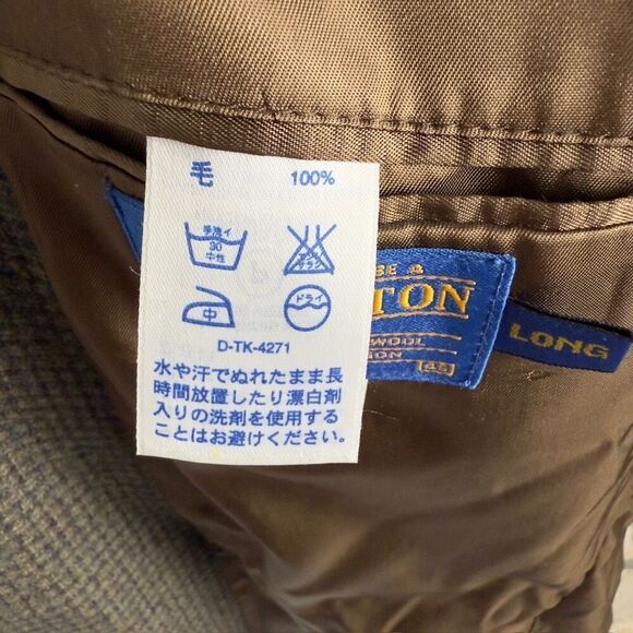 Pendleton Wool Tweed Leather Suede Western Sports Coat - Men’s 46L - Picture 7 of 7